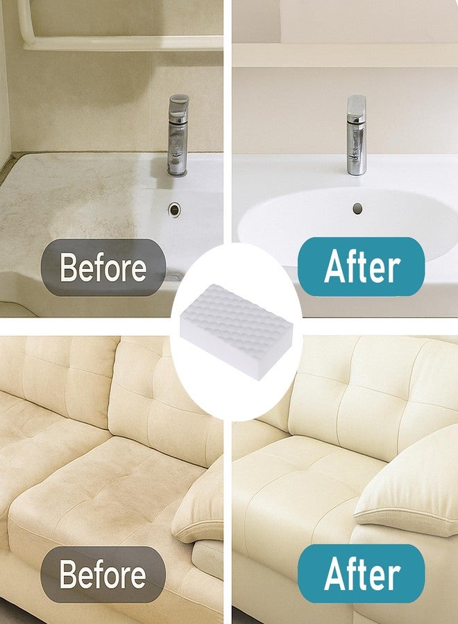 Kitchen Clean ™ 4X Stronger Melamine Magic Eraser | Chemical Free Multipurpose Nano-tech Magic Foam | Home Kitchen Bathroom Taps Wall Glass Stains Shoes Sneakers Cleaning Sponge (Pack of 2 Pcs) - Image 3